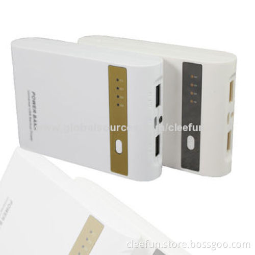 Mobile Power Banks, 10,400mAh, for Smartphones